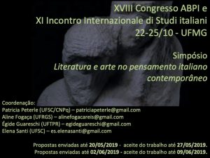 Simpósio: Literatura e arte no pensamento italiano contemporâneo - UFMG